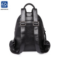 2018 Sannovo wholesale large capacity waterproof leather diaper bag backpack